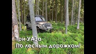 Три Уаза по лесным дорожкам!