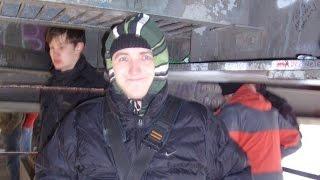 Роупджампинг. Первый прыжок с тарзанки. Витяс. Октябрьский мост.