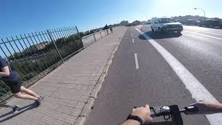 XIAOMI M365 В городских реалиях. Испания ч.2