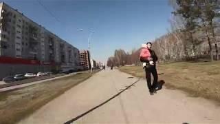 Покатушки на моноколесе. Riding on monowheel.