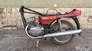 РЕСТАВРАЦІЯ. Мотоцикл Ява 350/638-1-03 1990 року (ЛЮКС). Ставлю конічні підшипники в рульову на ЯВУ.