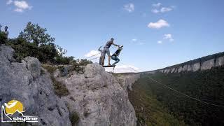 Карина  Змеиное Ущелье RopeJumping with SkyLine X-Team in Crimea