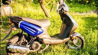 1 ИЮНЯ..Покатушки на скутаре.Катаемся по улицам.