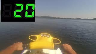 Seadoo xp 720 : TOP SPEED 54 MPH ; Rossier Race pipe