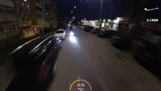 Ночные покатушки по Архангельску на 50% заряда