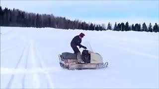 Лучшая подборка езды на буране дрифт, прыжок, покатушки