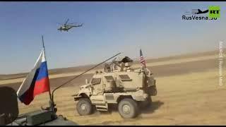 Russia - US military clash in northern Syria