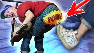САМОКАТ ИГРА на НАКАЗАНИЯ - ПОЛУЧИ по ЖОПЕ ЧЕЛЛЕНДЖ !