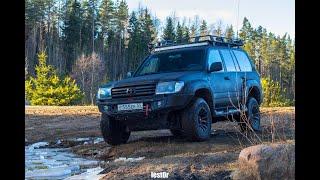 Внедорожная подготовка, тюнинг Toyota Land Cruiser 100 для бездорожья, offroad (тест драйв)