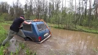 покатушка на нивах, спасаем уаз
