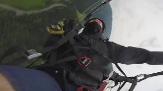 Сложения параплана  (Paragliding. The addition of the wing)