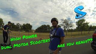 First Time on a High Performance Dual Motor Scooter (feat. Dualtron Eagle Pro)