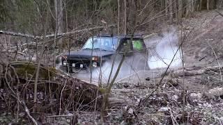 Застряли ночью на нивах. Offroad.