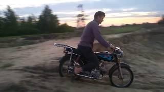 Покатушки на мото Alpha (Альфа). Поїхали у піщаний кар'єр.