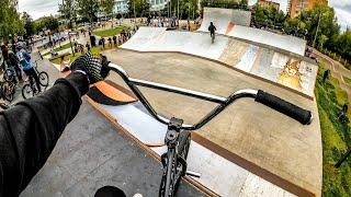Второй день Чемпионата России по Bmx. Дождь, монтаж, стресс.
