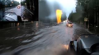 Покатушки по воде GoPro6,flood, video walk, GoPro 6 test