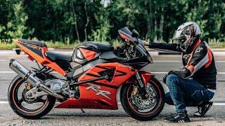 ПРОХВАТ С ДЕВУШКОЙ НА МОТОЦИКЛЕ. HONDA CBR
