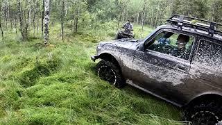 Озеро Яндри или как нива первый раз едет по болоту..