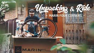 Marin four corners 2020. Мій новий турінг велосипед. Розпаковка, покатушка. Unpacking and first ride