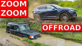 КРОССОВЕРЫ ПРОТИВ ВНЕДОРОЖНИКОВ. Mazda CX-5 Offroad! X-trail порвал привода! Затащит ли Duster?