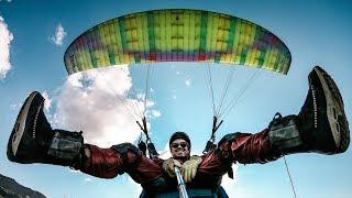 GoPro 6. Роза хутор. Борисов Алексей. Параплан. Старая краснополянская дорога.
