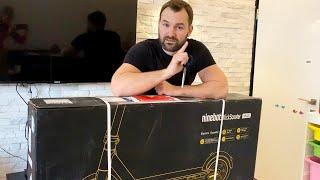 Купили электросамокат Ninebot KickScooter Max. Анбоксинг. Большой тест-драйв
