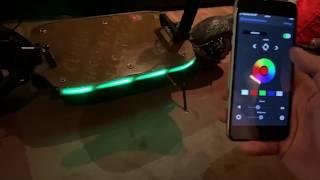 Create and mount led strip socket  on Dualtron ultra with 35$