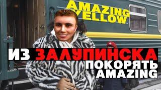МЫ ТОЛЬКО ПРИЕХАЛИ В ГОРОД на AMAZING RP YELLOW! Путь к Лидеру GTA CRMP #1