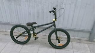 Обзор недорогого бмх из Спортмастера / Черное с золотом BMX Stern Extreme BMX CrMo 20"