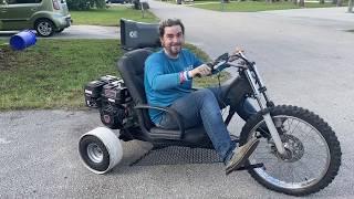 Gas powered drift trike