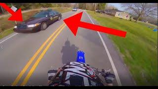 ПОГОНЯ ПРОТИВ ПИТБАЙКОВ, ЭНДУРО, КРОССОВЫХ Полиция за нами! Dirtbike vs Police