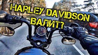 Реакция На Harley Davidson. Не обзор. Покатушки на мотоциклах. Влог