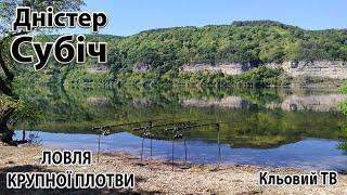 Дністер СУбіч  Ловля крупної плотви