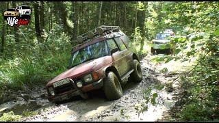 Land Rover Discovery на бездорожье 2020.  УАЗы и НИВЫ на разведке Off Road маршрута