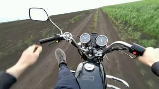 Покатушки на мопеде АЛЬФА - по БеЗдОрОжЬЮ, буксирую мотоцикл Viper