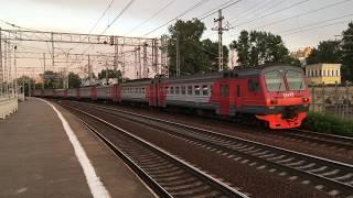Электропоезд ЭД4М-364 сообщением Белоостров - Санкт-Петербург