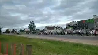 Крупки вышли на акцию протеста 14 августа