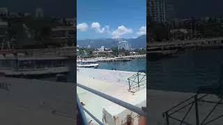 Прогулка на теплоходе в Ялте.