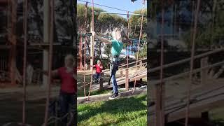 Экстрим в веревочном парке