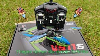 Wltoys V911S 6-Axis 4ch Hubschrauber Helikopter fliegen lernen die ersten Schritte