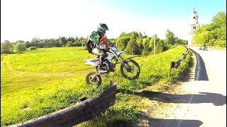 ОГОНЬ ПОКАТУШКА ПИТБАЙК -  HILL CLIMBING// ПАДЕНИЯ :D