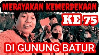 MERAYAAN KEMERDEKAAN DI GUNUNG BATUR BERSAMA TOURIST PRANCIS
