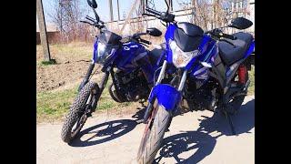 ПОКАТУШКИ НА МОТОЦИКЛАХ |SPARK SP200-R27| |MUSTANG REGION 200-8|