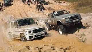ГЕЛИК поспорил с ВОЛГОЙ и УАЗАМИ. MERCEDES G63 AMG