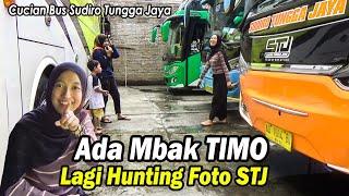 Suasana Tempat Pencucian Bus Sudiro Tungga Jaya ( STJ )