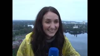 Экстрим. Сестрорецк. День города. ТВ Курортного района на высоте 78 метров. Настя и Роман