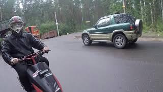 Покатушки на Honda Dio 34! Катаем, стунтим. #7