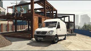2011 Mercedes Sprinter CDI | GTA V Realistic Driving | Logitech Steering Wheel