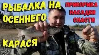 Ловля карася осенью