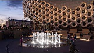 Фонтан перед ТЦ "Kazan Mall"